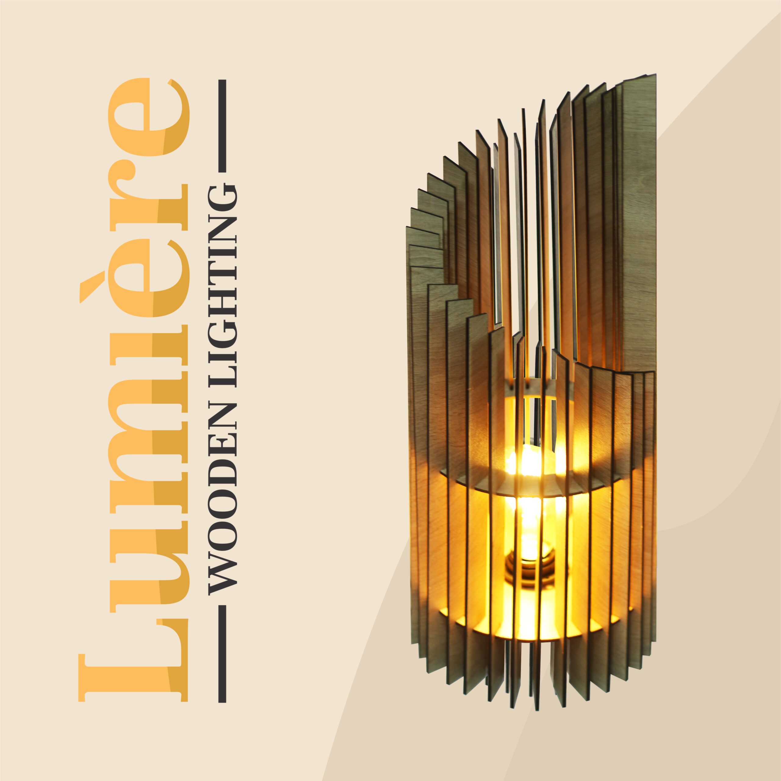 LAMPA NICE Drvena lampa NICE – dekorativna ambijentalna rasvjeta od drveta