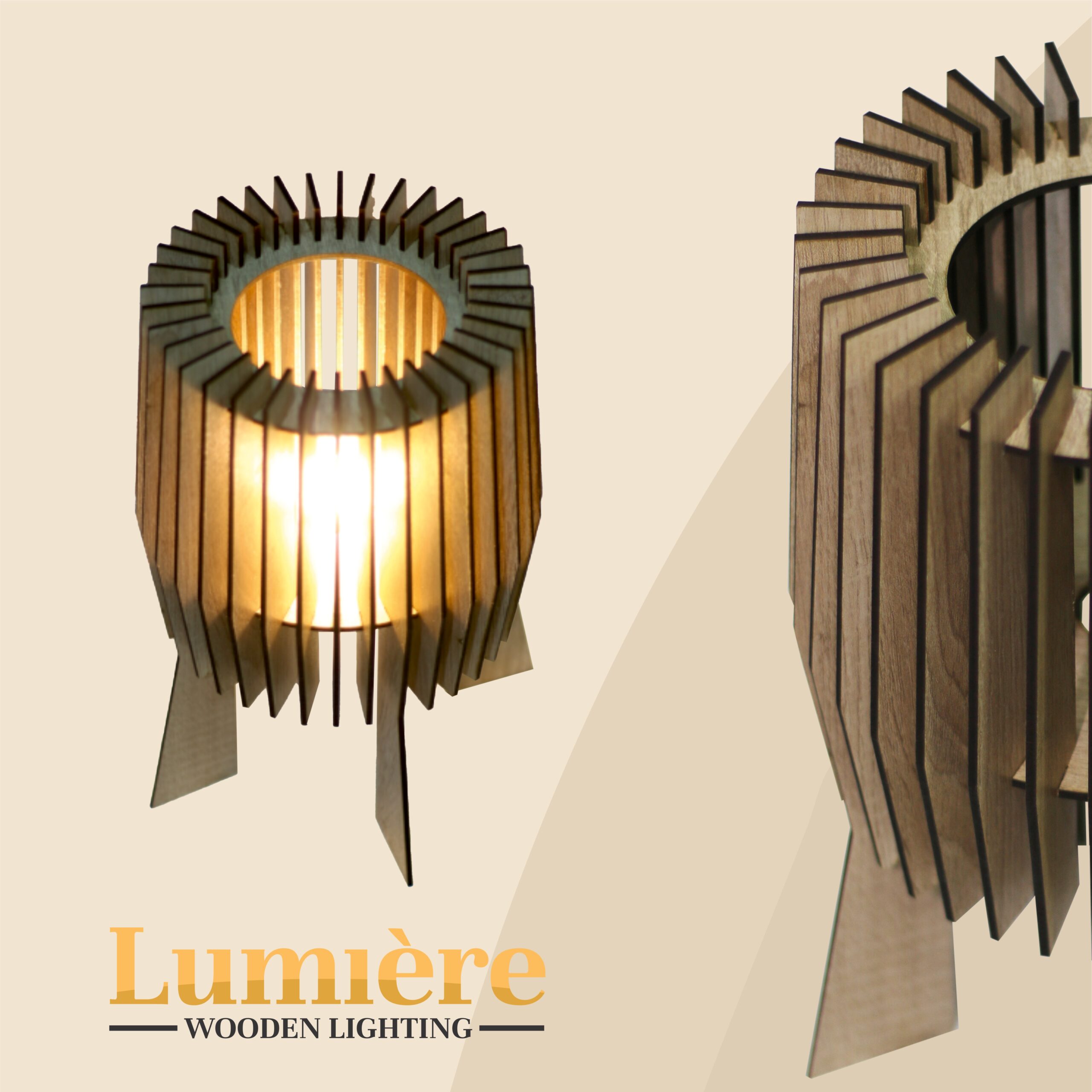 drvena stona lampa Drvena stona lampa REIMS – dekorativna rasvjeta od drveta